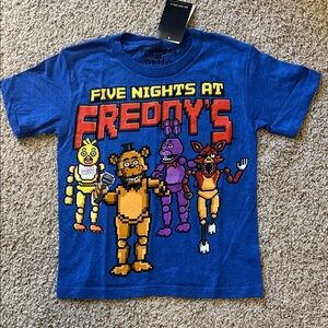 NWT Five Nights at Freddy's Kids T-Shirt. XS